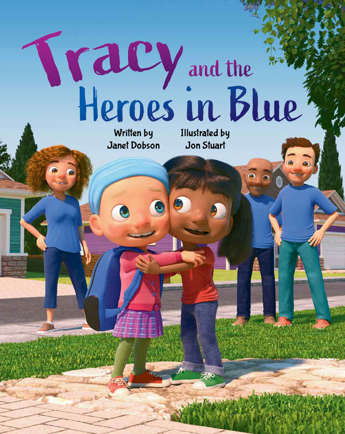 Tracy and the Heroes in Blue by Janet Dobson Book Cover