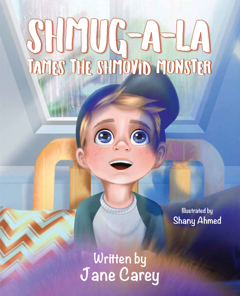 SHMUG-A-LA TAMES THE SHMOVID MONSTER By Jane Carey Book Cover