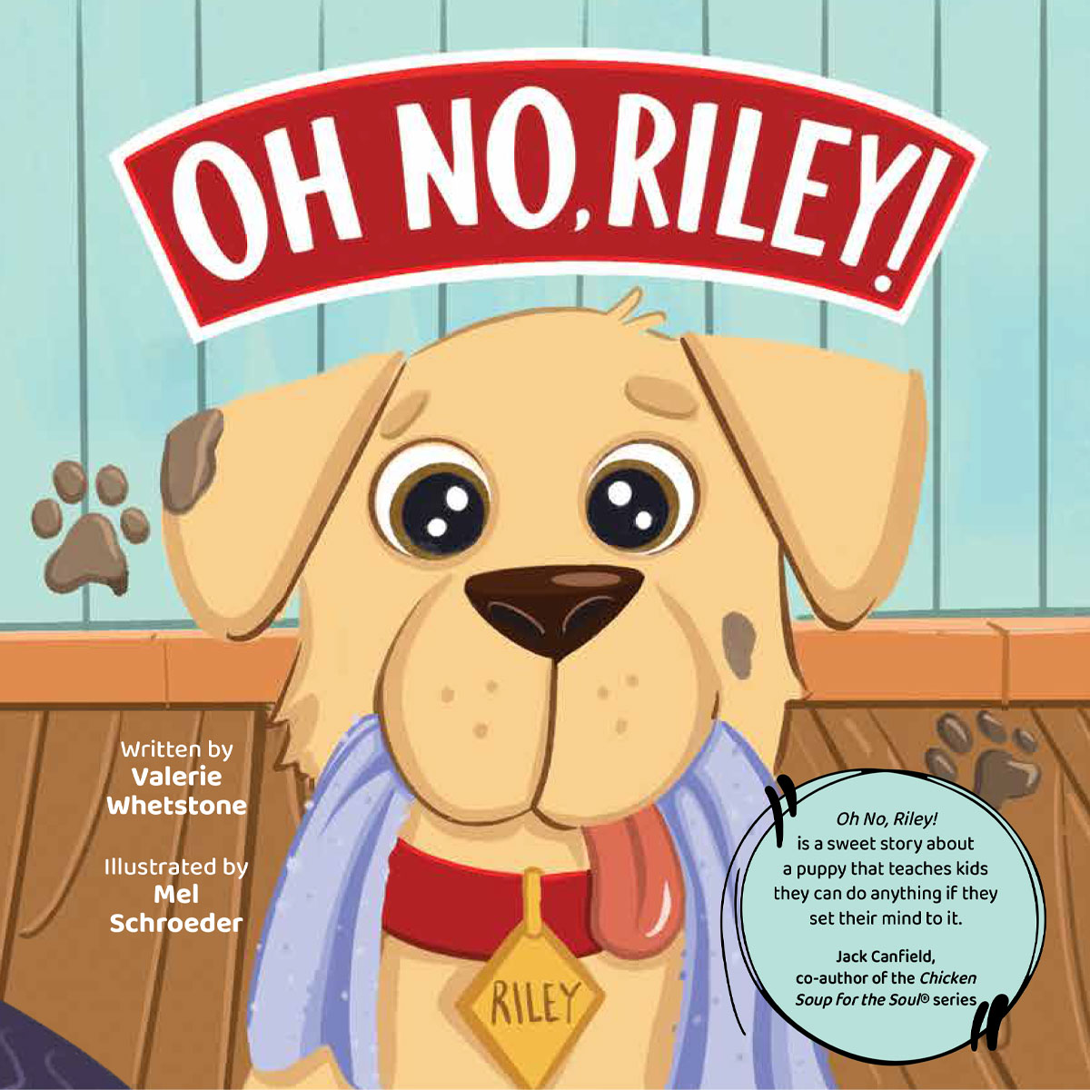 Oh No Riley Book Cover by Valerie Whetstone