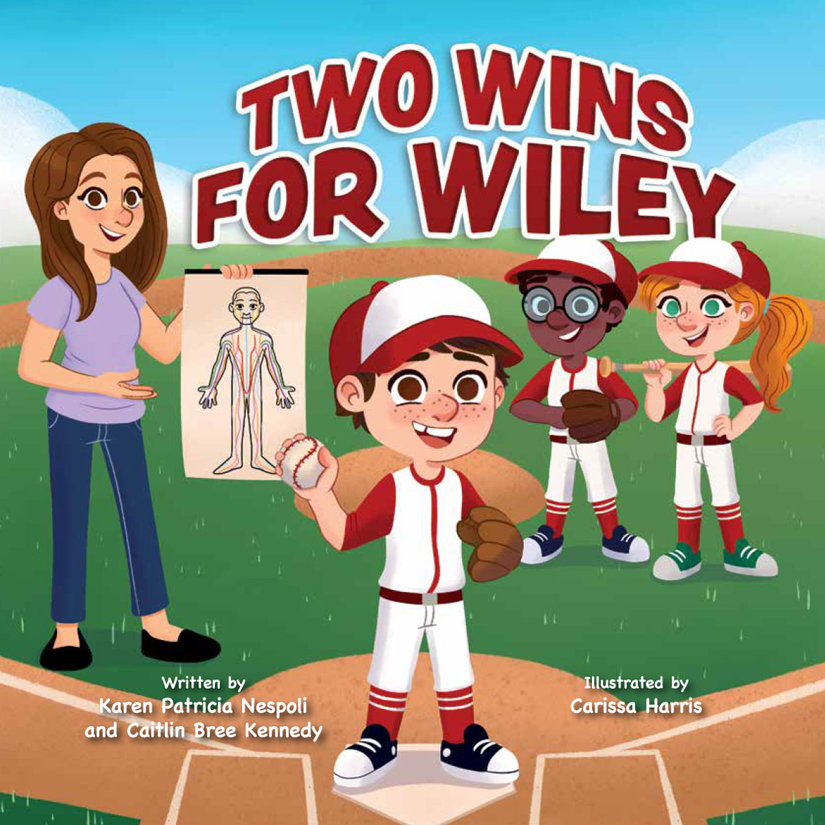 Two Wins for Wiley Book Cover by Karen Patricia Nespoli and Caitlin Bree Kennedy