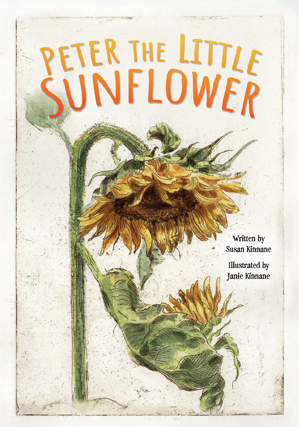 Peter the Little Sunflower by Susan Kinnane Book Cover 
