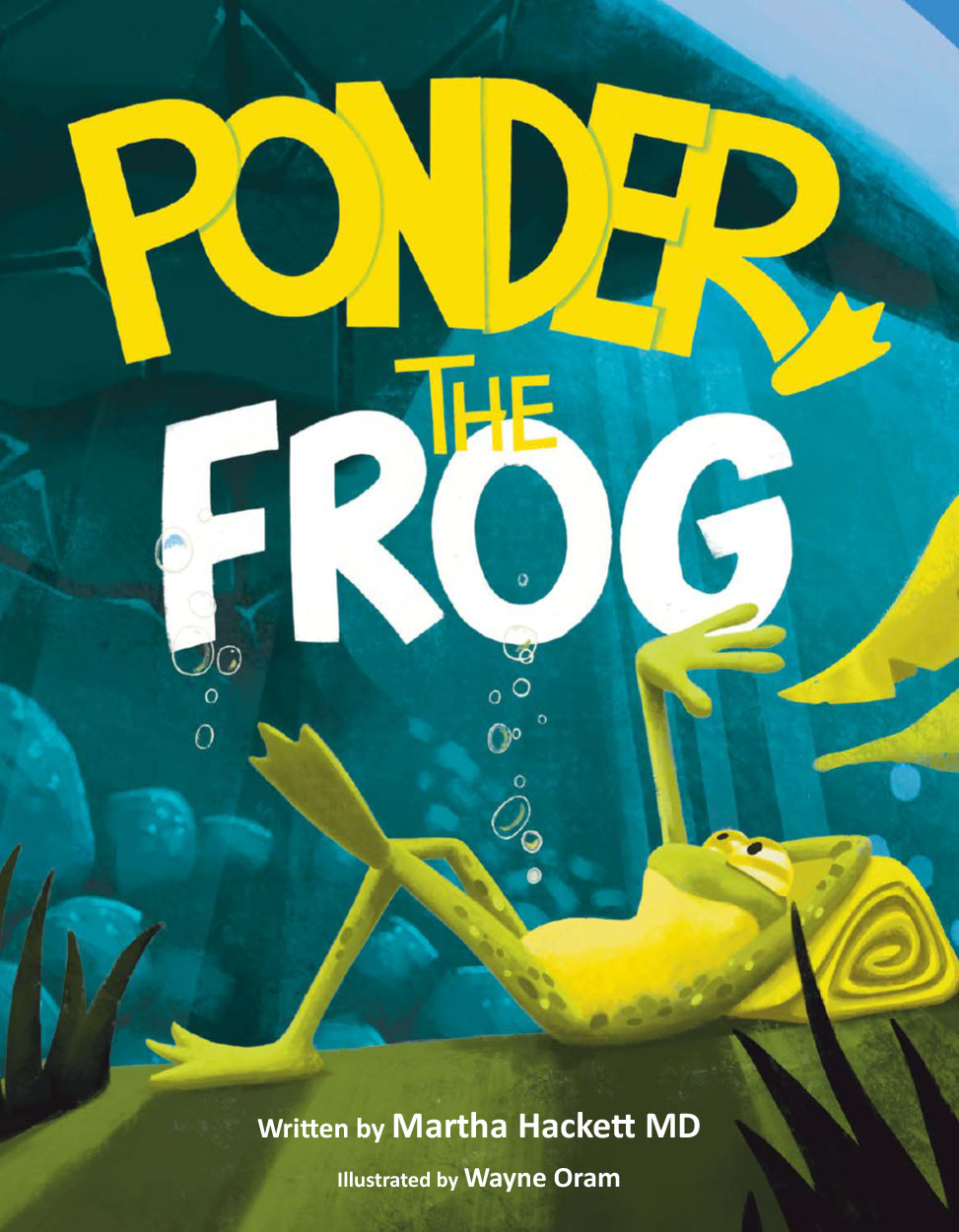 "Ponder, the Frog" by Martha Hackett Book Cover