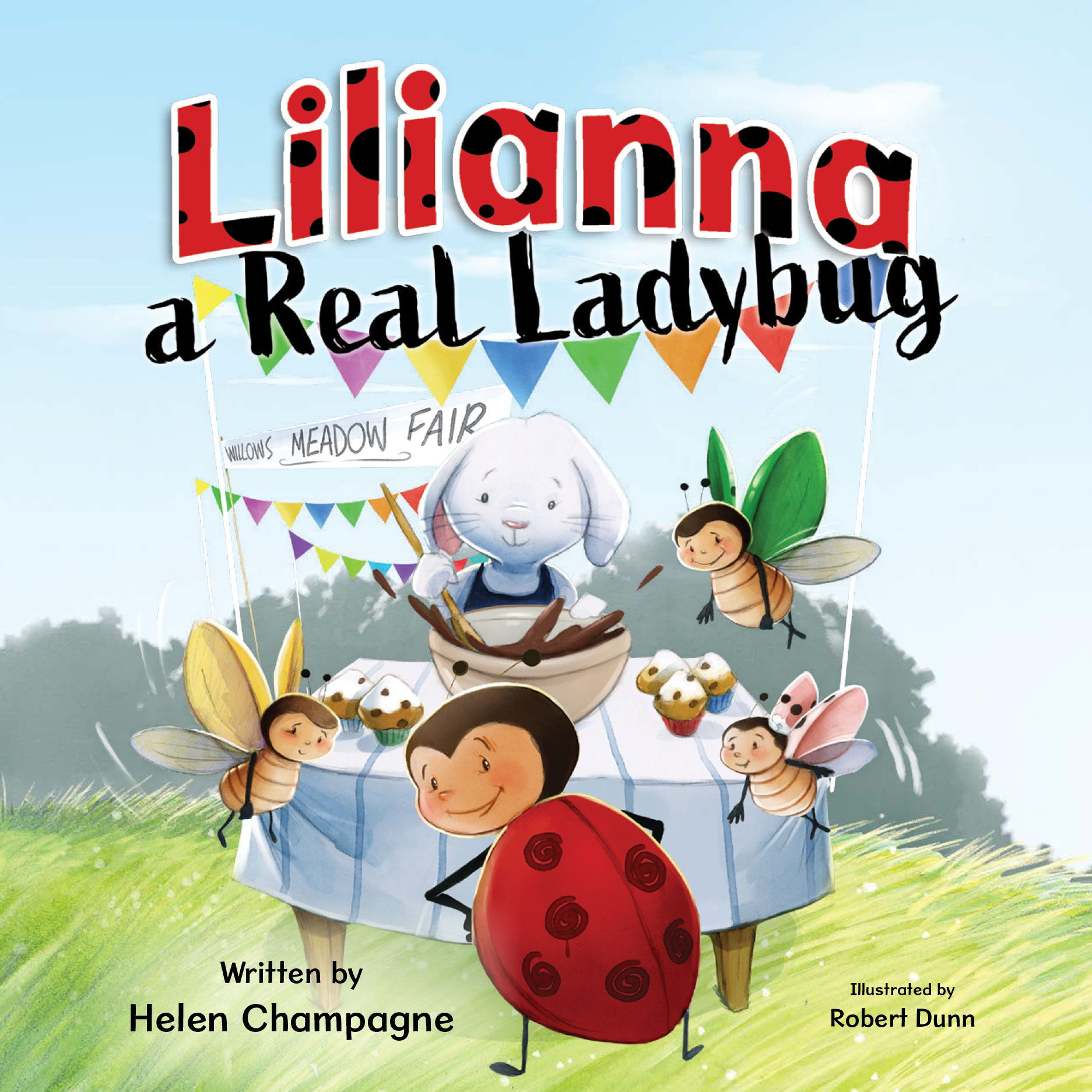 Cover art for "Lilianna, a Real Ladybug" by Helen Champagne