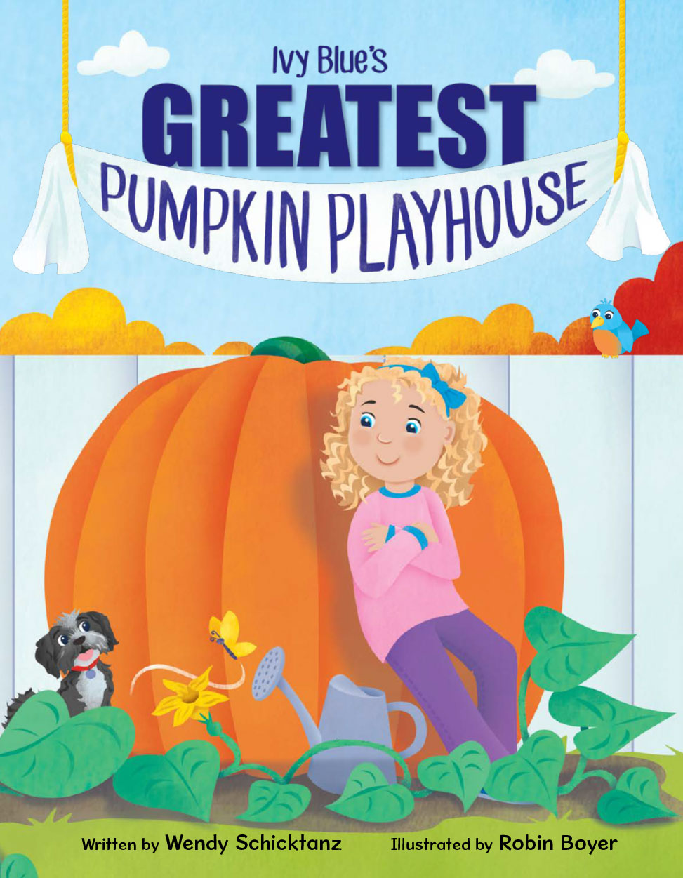 ivy blue's greatest pumpkin playhouse book cover