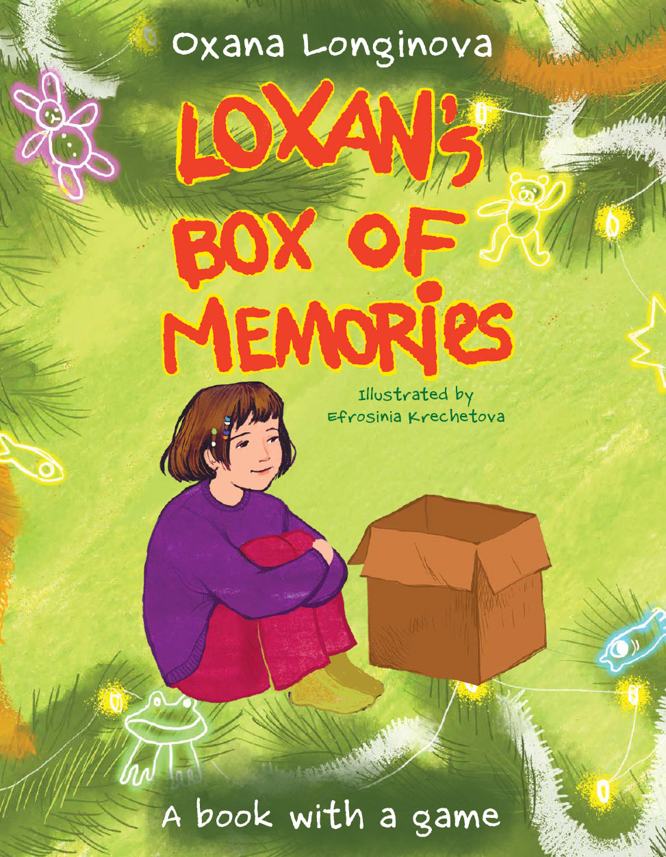 Cover art for "Loxan's Box of Memories: A book with a game" by Oxana Longinova