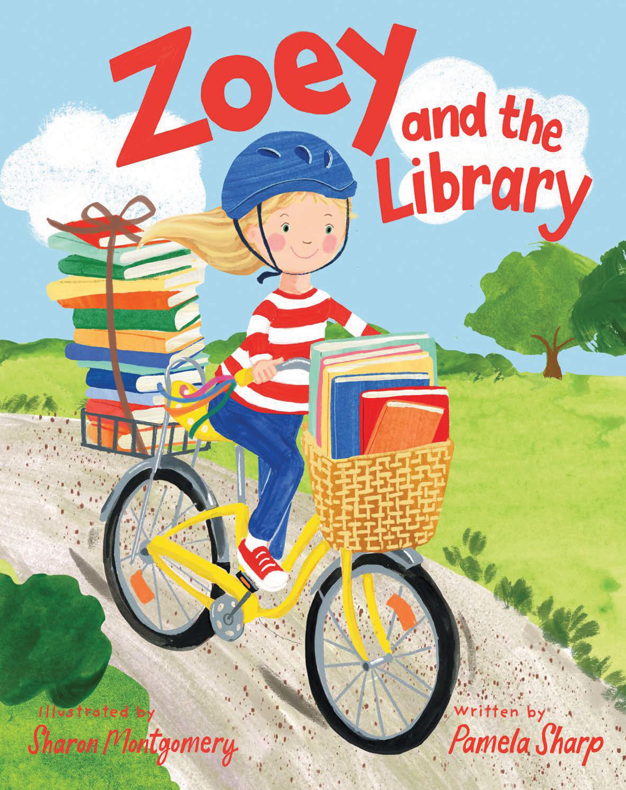 Cover art for Pamela Sharp's book; Zoey and the Library