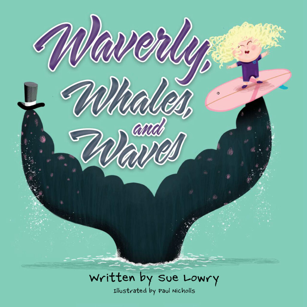 Cover Art of Waverly, Whales, and Waves